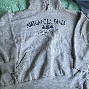 Gray Amicalola Falls Hoodie